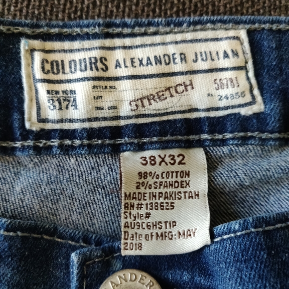 Alexander Julian Stretch Denim Jeans - Picture 4 of 12